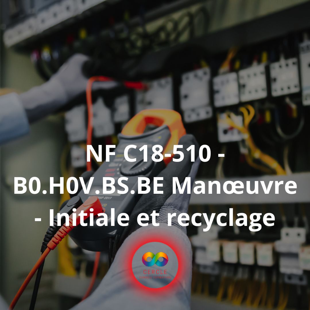 NF C18-510 - B0.H0V.BS.BE Manœuvre - Initiale et recyclage