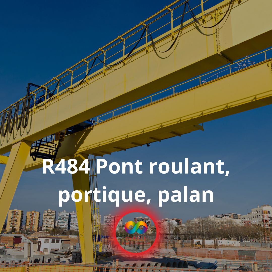 R484 Pont roulant, portique, palan